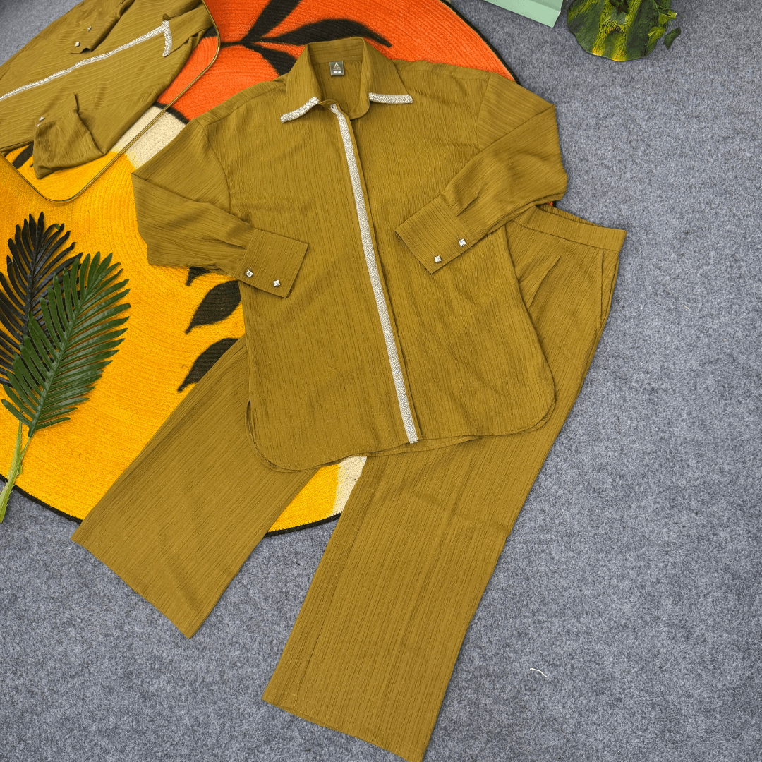 Karchupi Co-Ord - Warm Olive