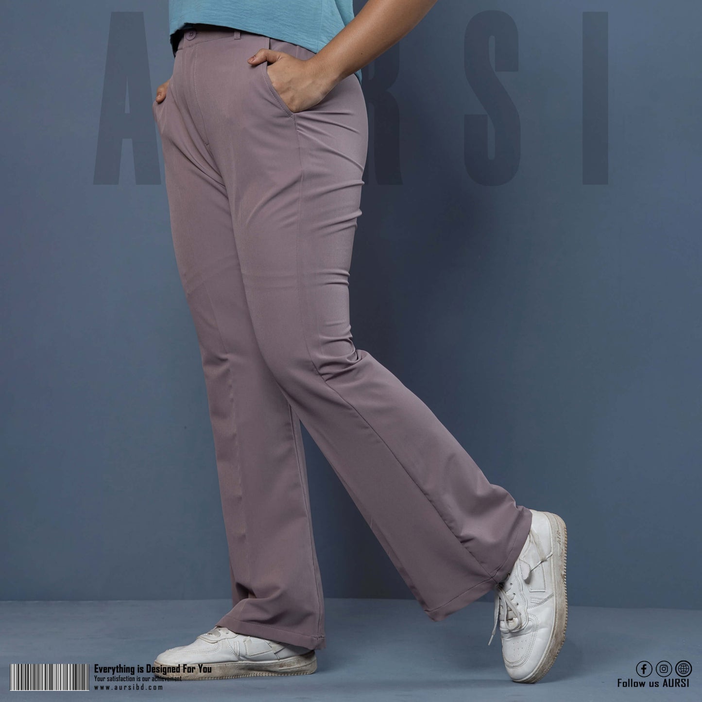 Ladies Bootcut Pants (Onion)