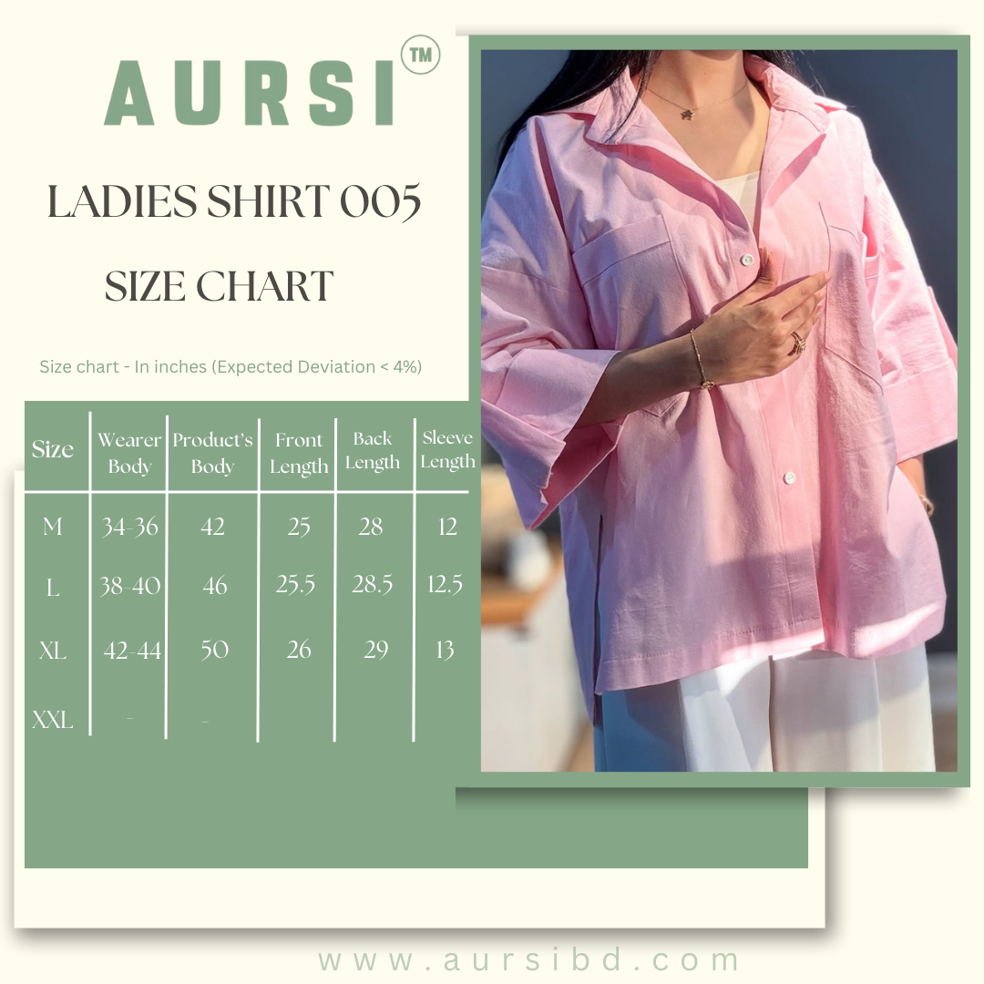 Ladies Shirt 005 (Maroon)