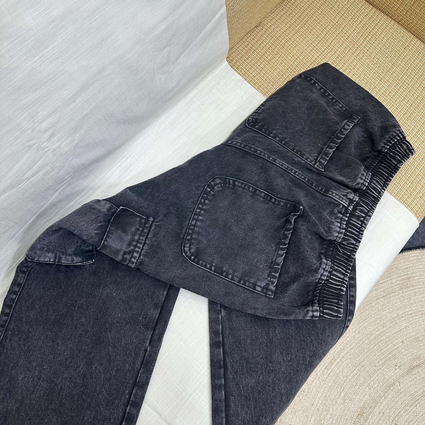 Denim Cargo Joggers by AURSI