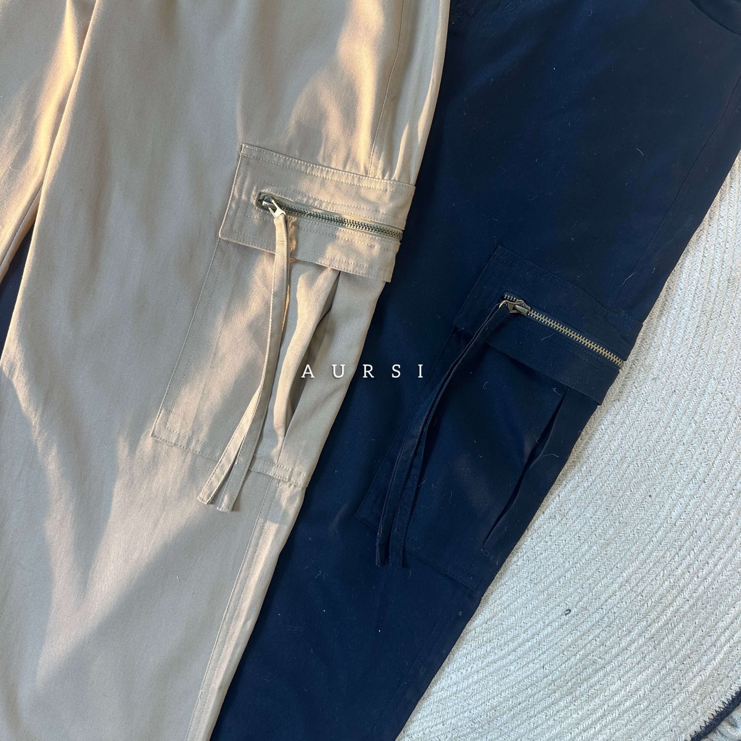 Unisex Baggy Cargo Pant 004 by AURSI