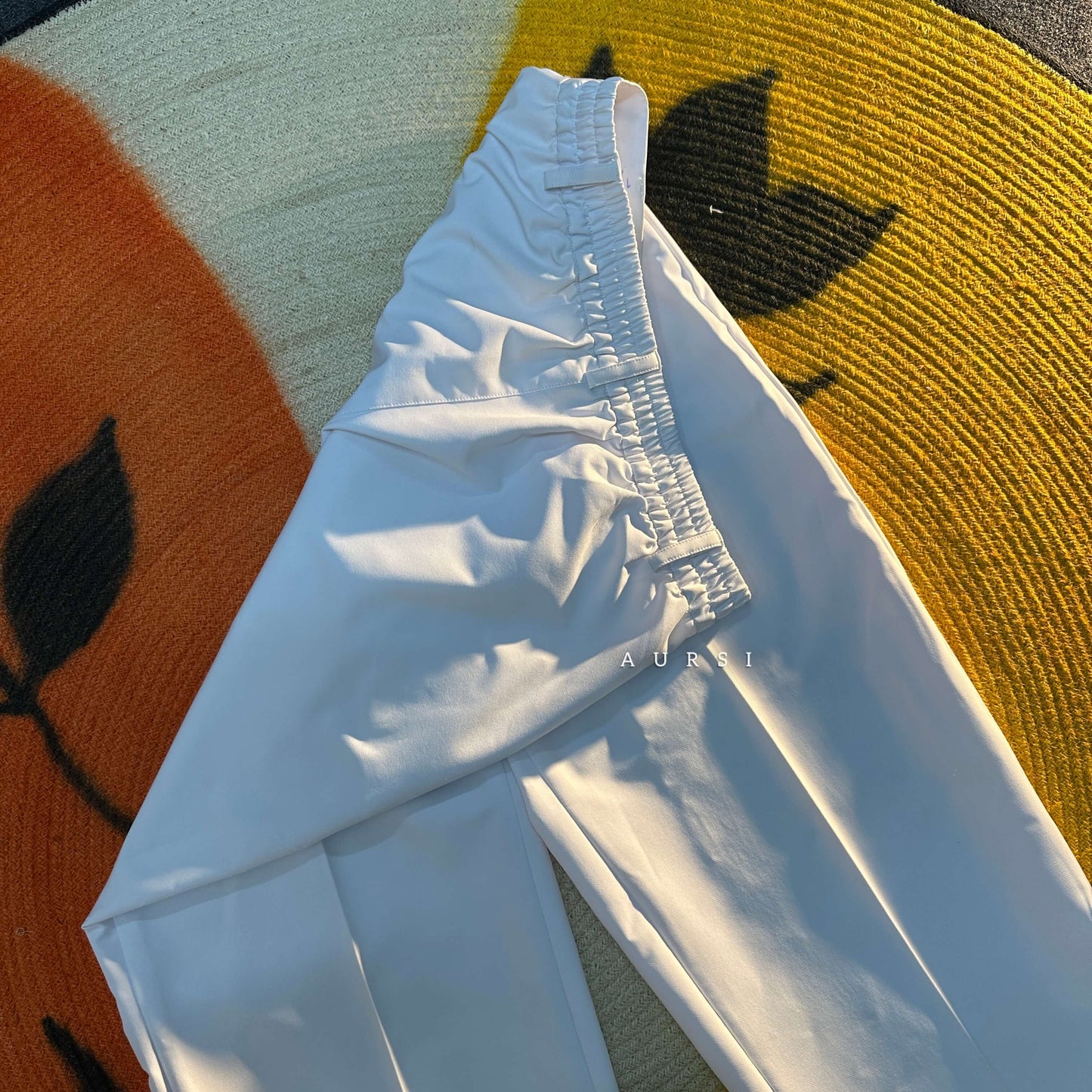 Ladies Wide Leg Pants 06 (White)