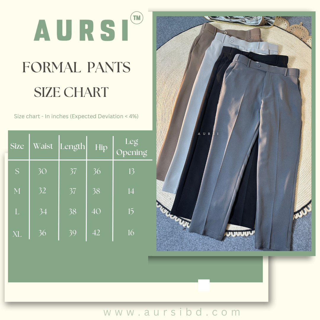 Men's Formal Pant by AURSI