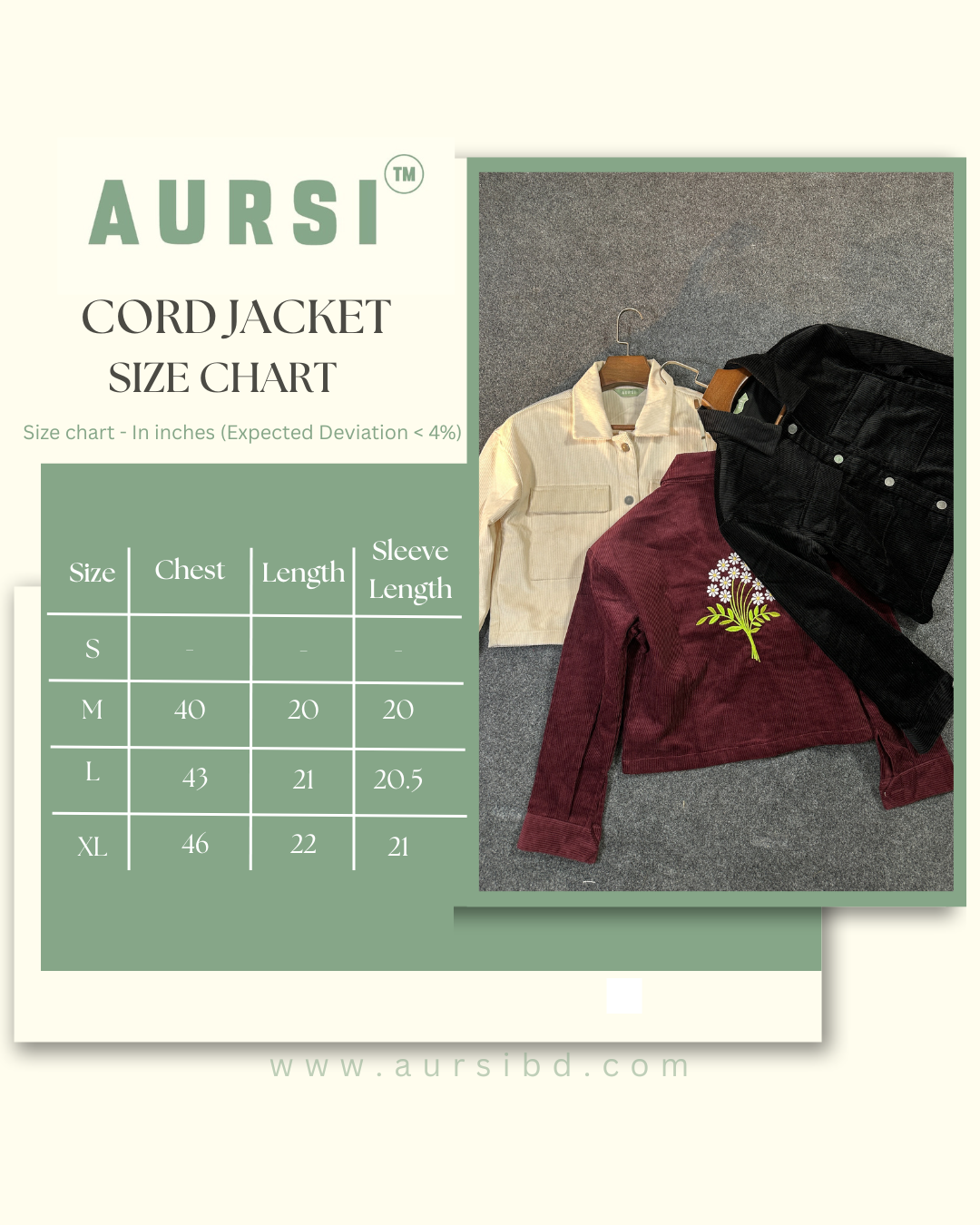 Embroidered Ladies Crop Jacket (Off-White)