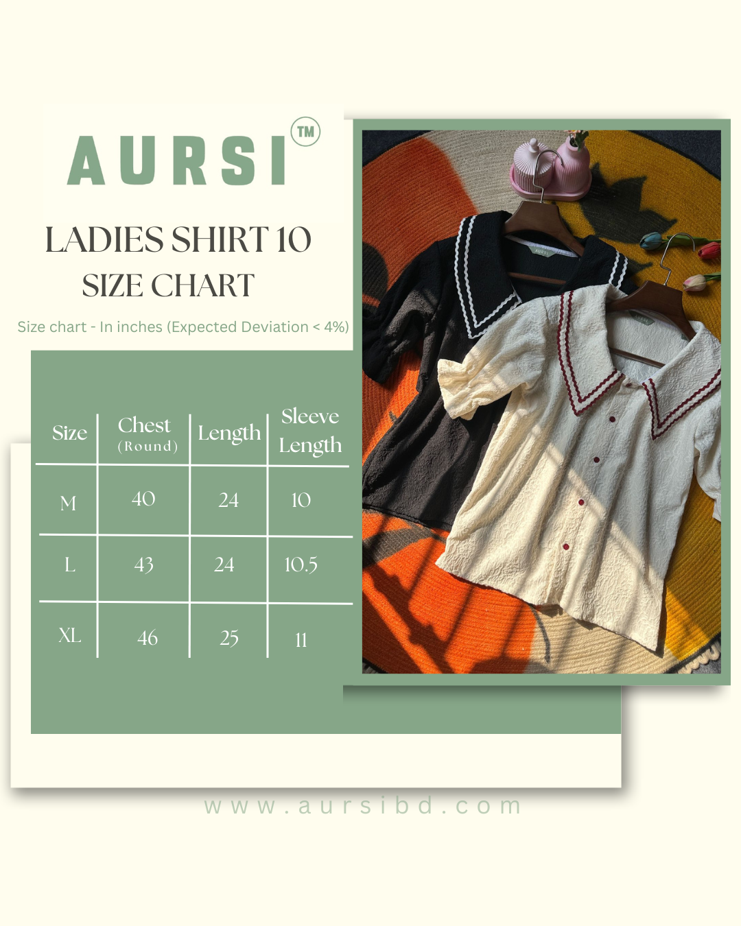 Korean Sweet Ladies Shirt 10 (Black)