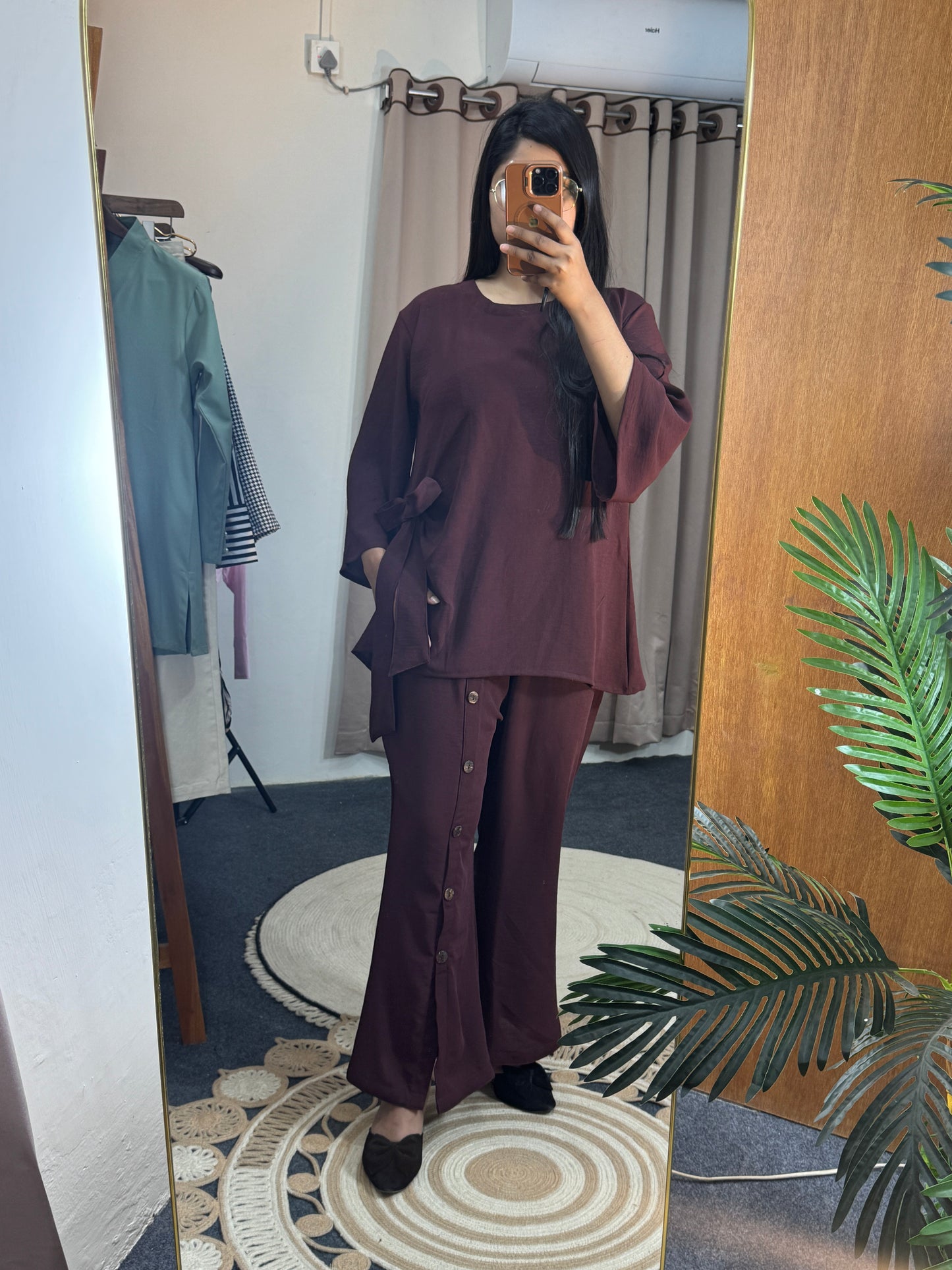 Modest Co-Ord 26-05 (Burgundy)