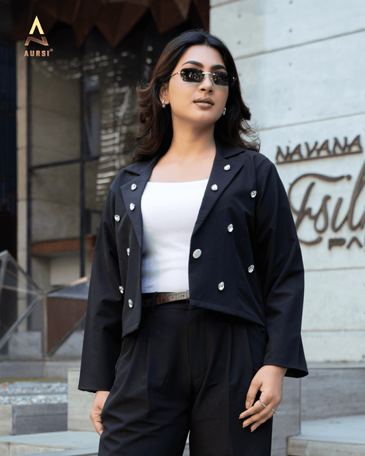 Stone Worked Light Shell Blazer 25-09