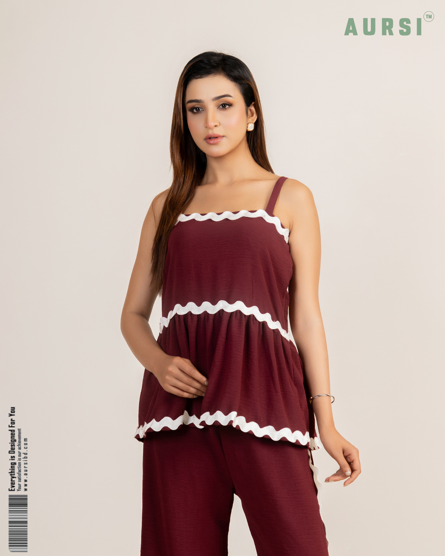 Western Co-Ord 26-07-A (Maroon)