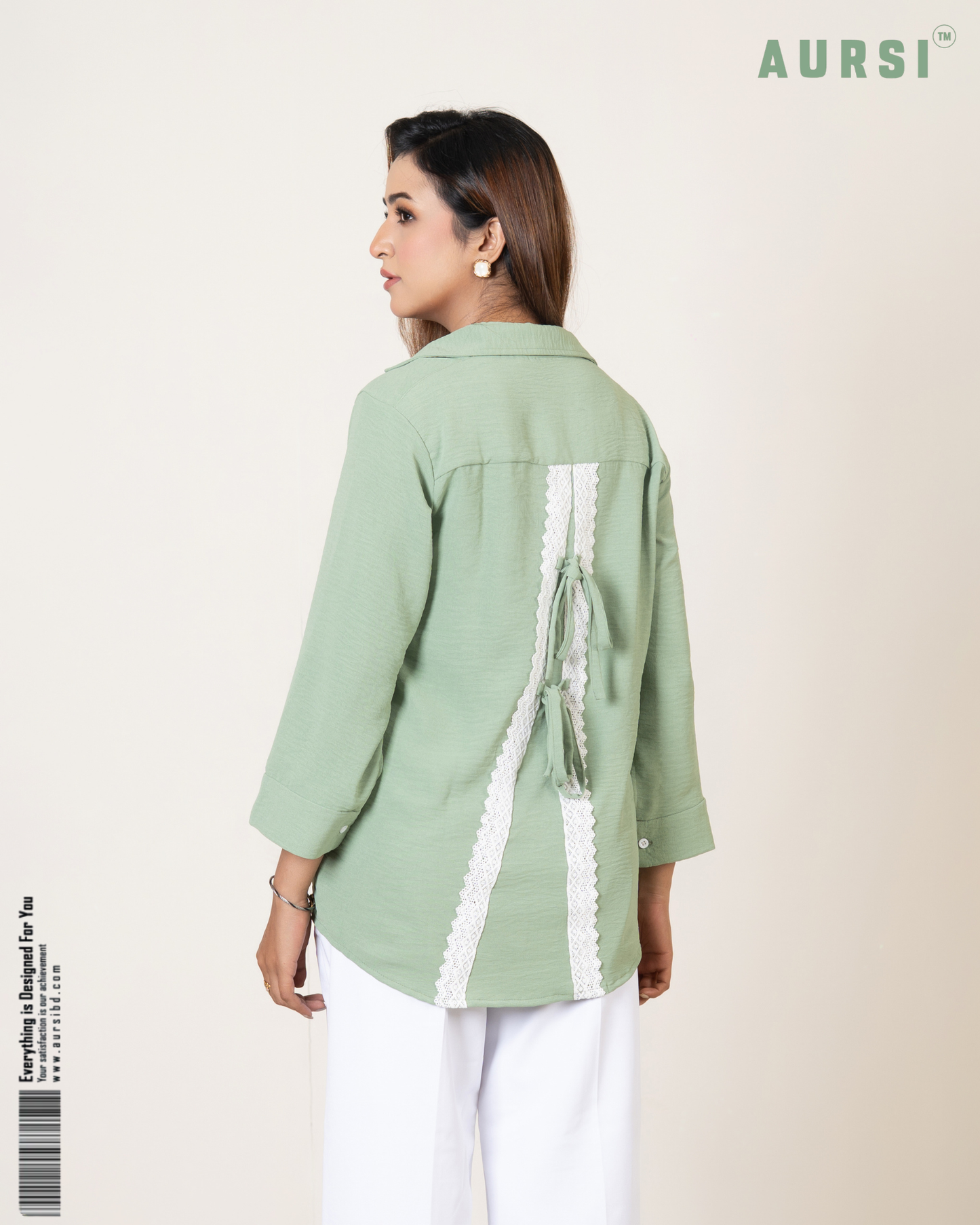 Hip Covered Ladies Shirt 26-16-A (Pastel Green)