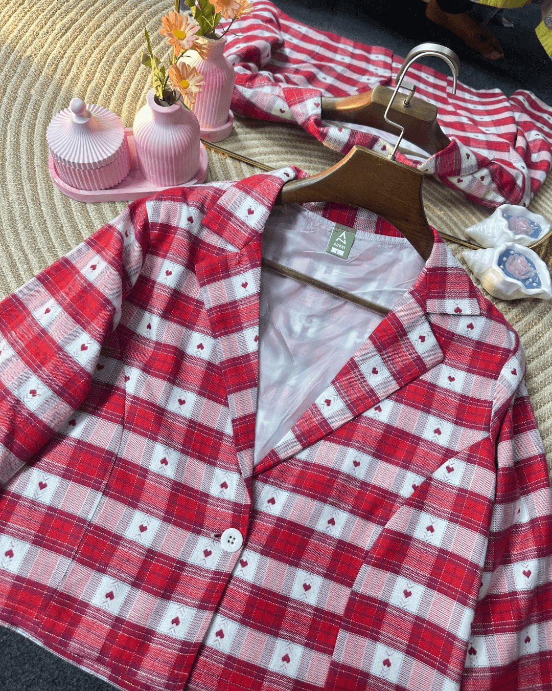 Croped Light Shell Blazer 25-08