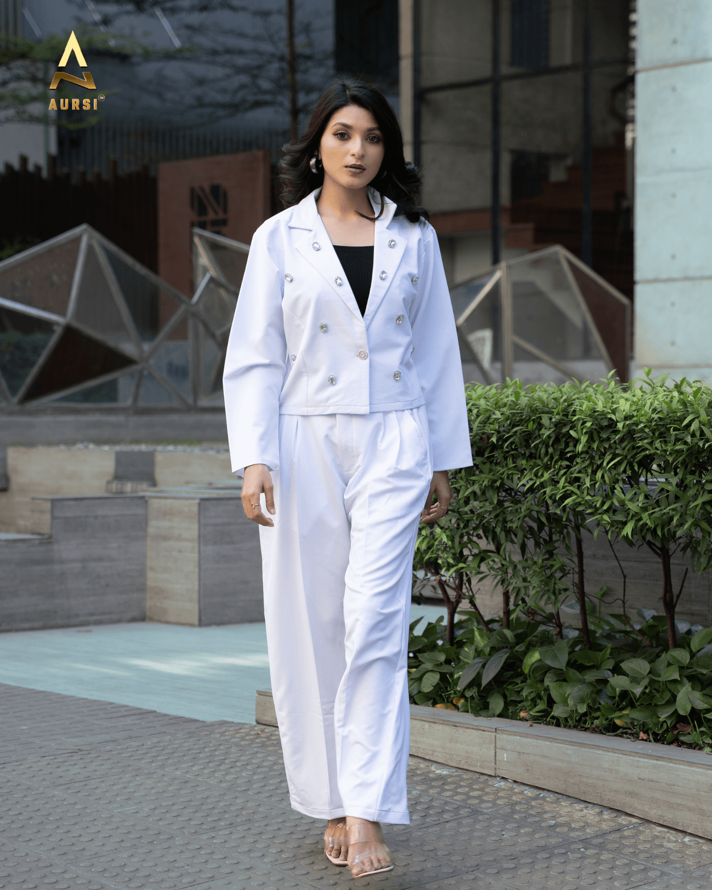 Stone Worked Light Shell Blazer 25-10