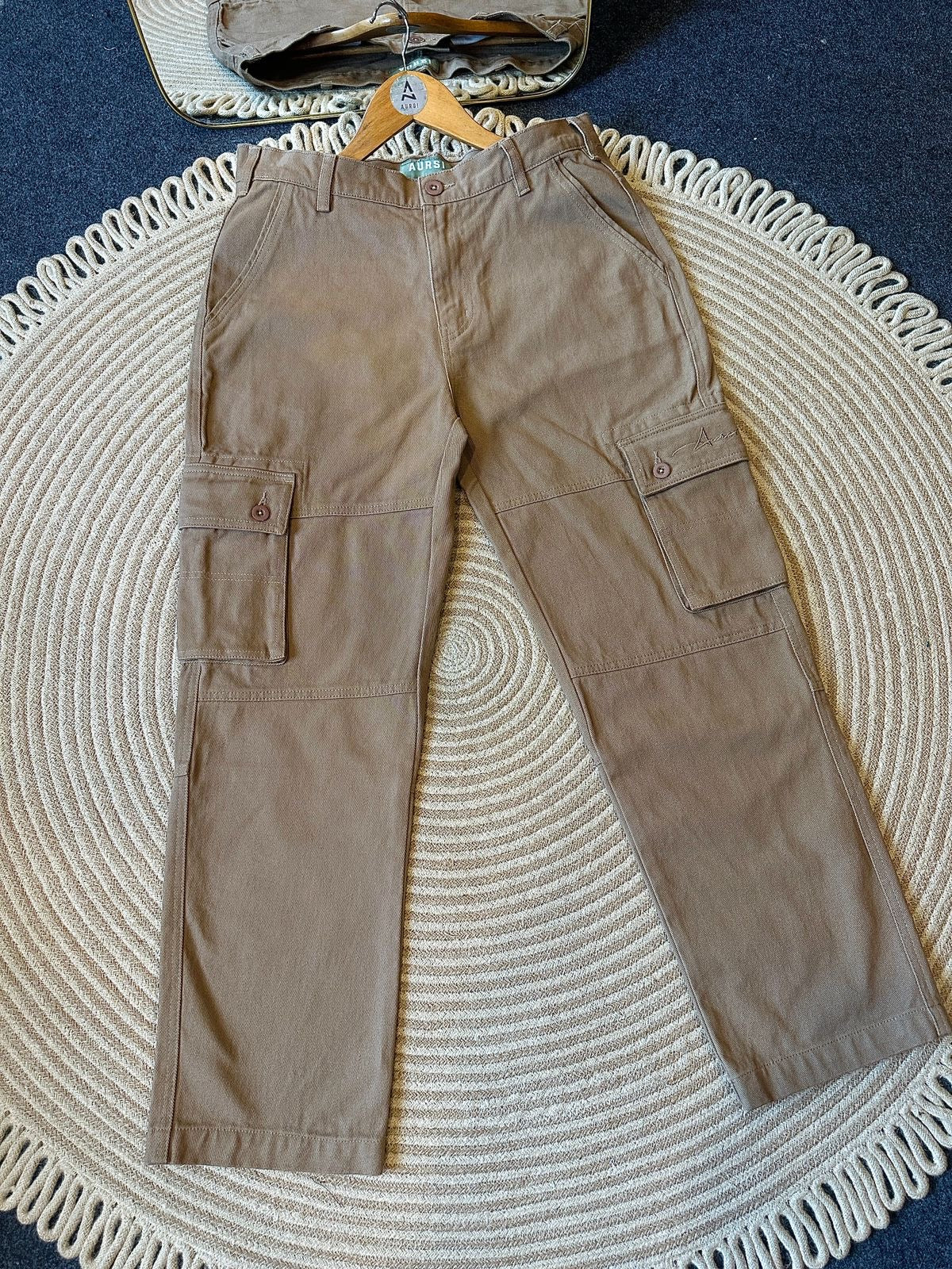 Semi Baggy Cargo Pant 26-06 (Beige)