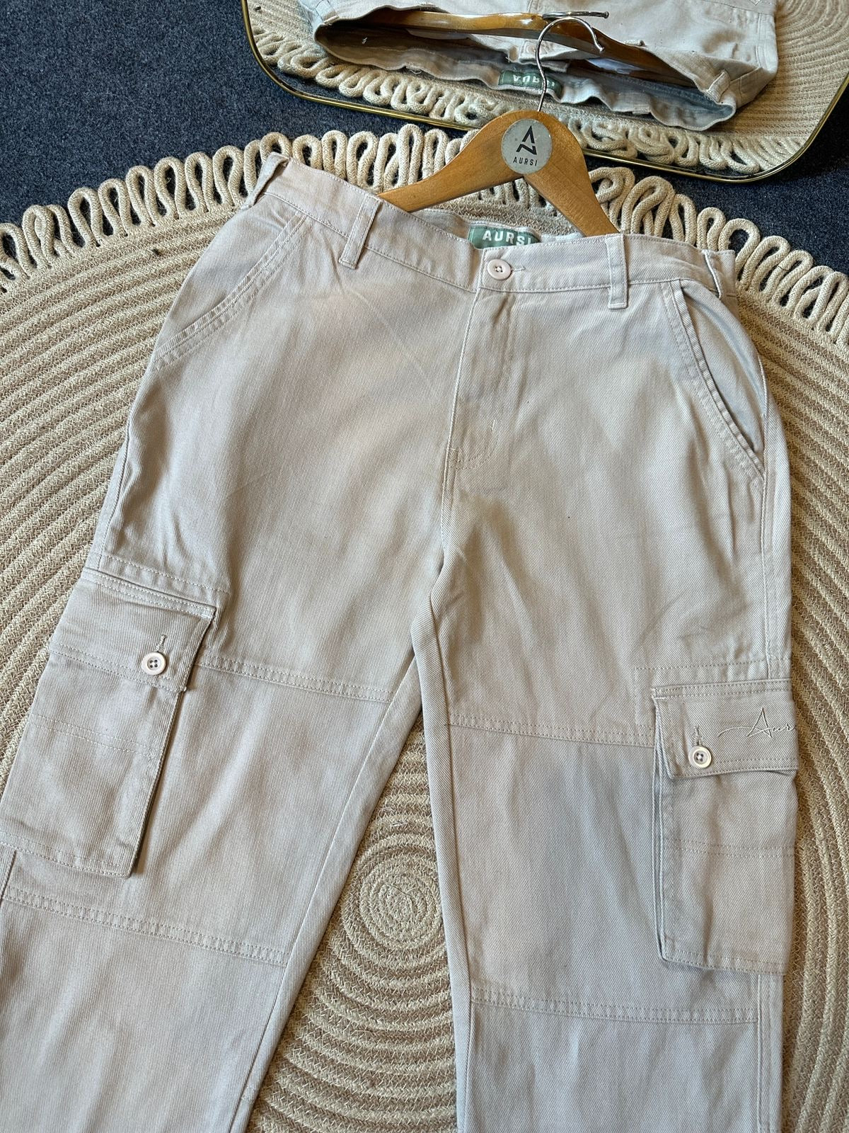 Semi Baggy Cargo Pant 26-06 (Off-White)