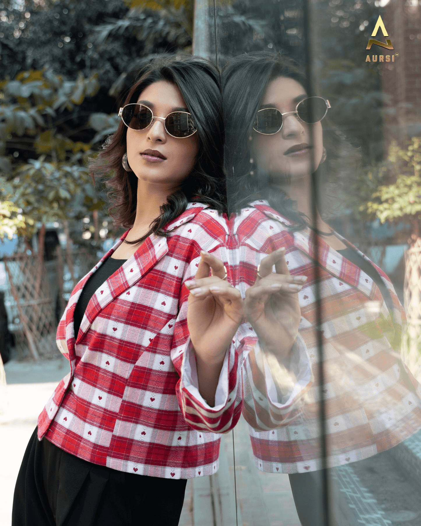 Croped Light Shell Blazer 25-08