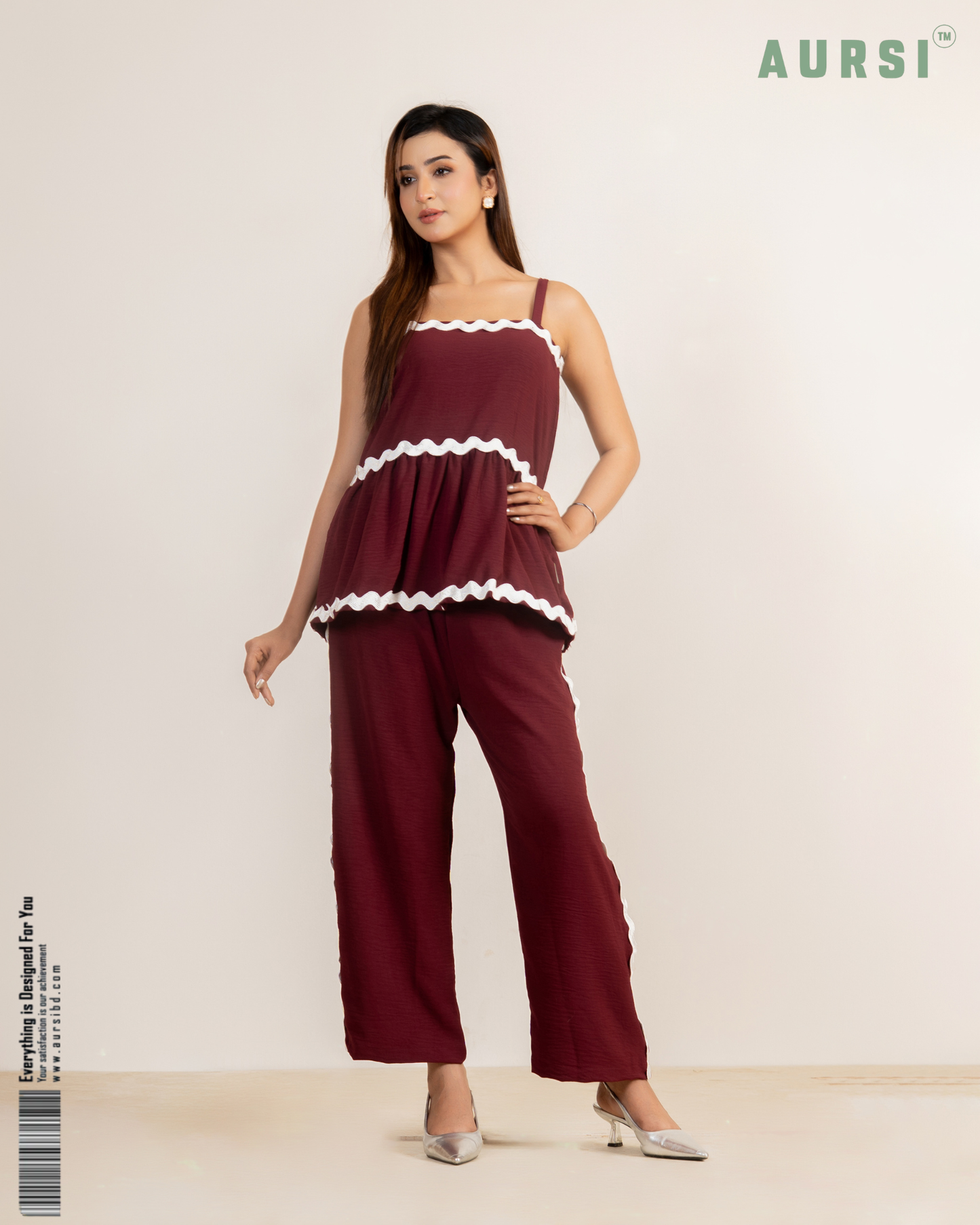 Western Co-Ord 26-07-A (Maroon)