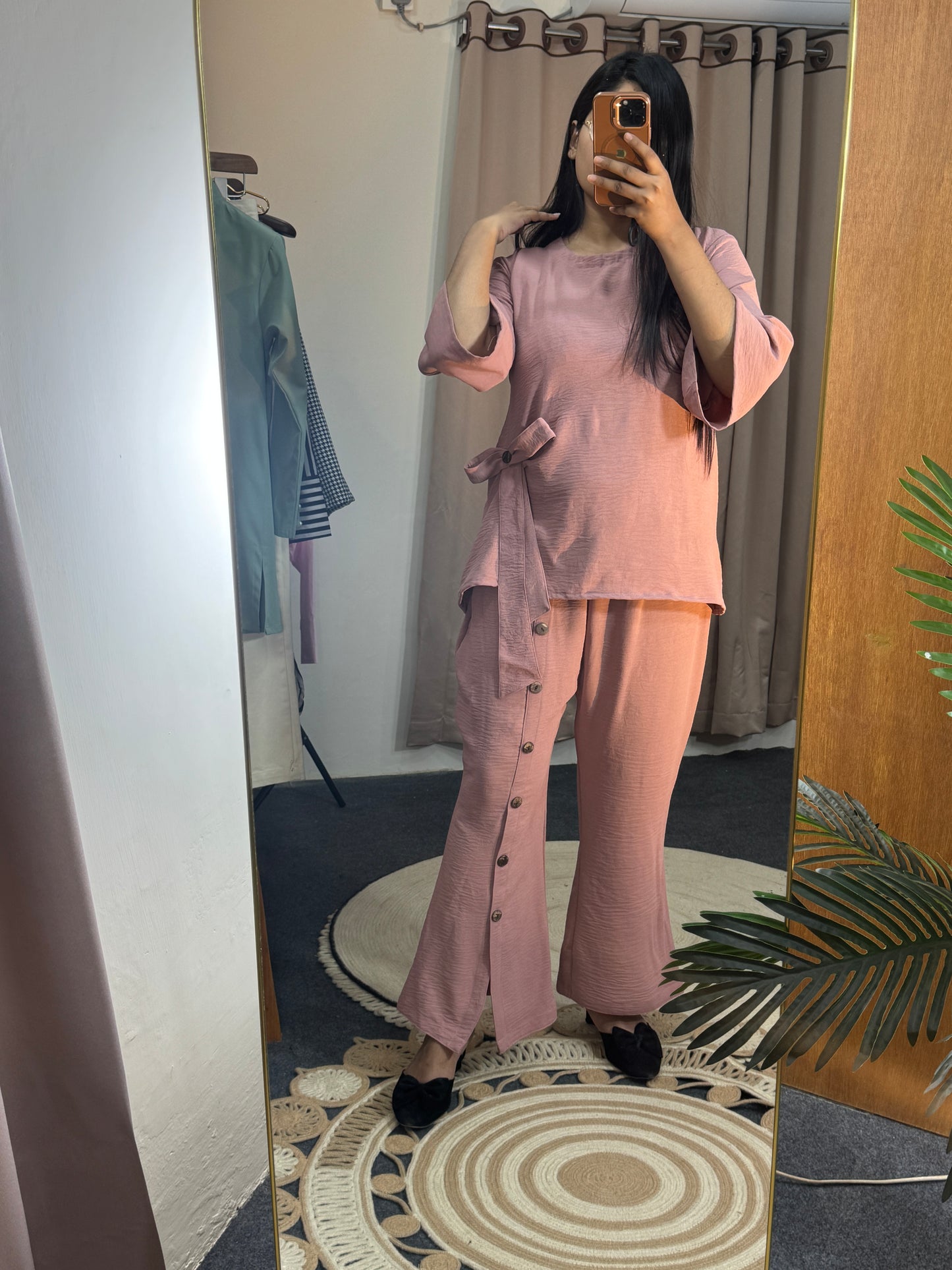 Modest Co-Ord 26-05 (Peach Pink)