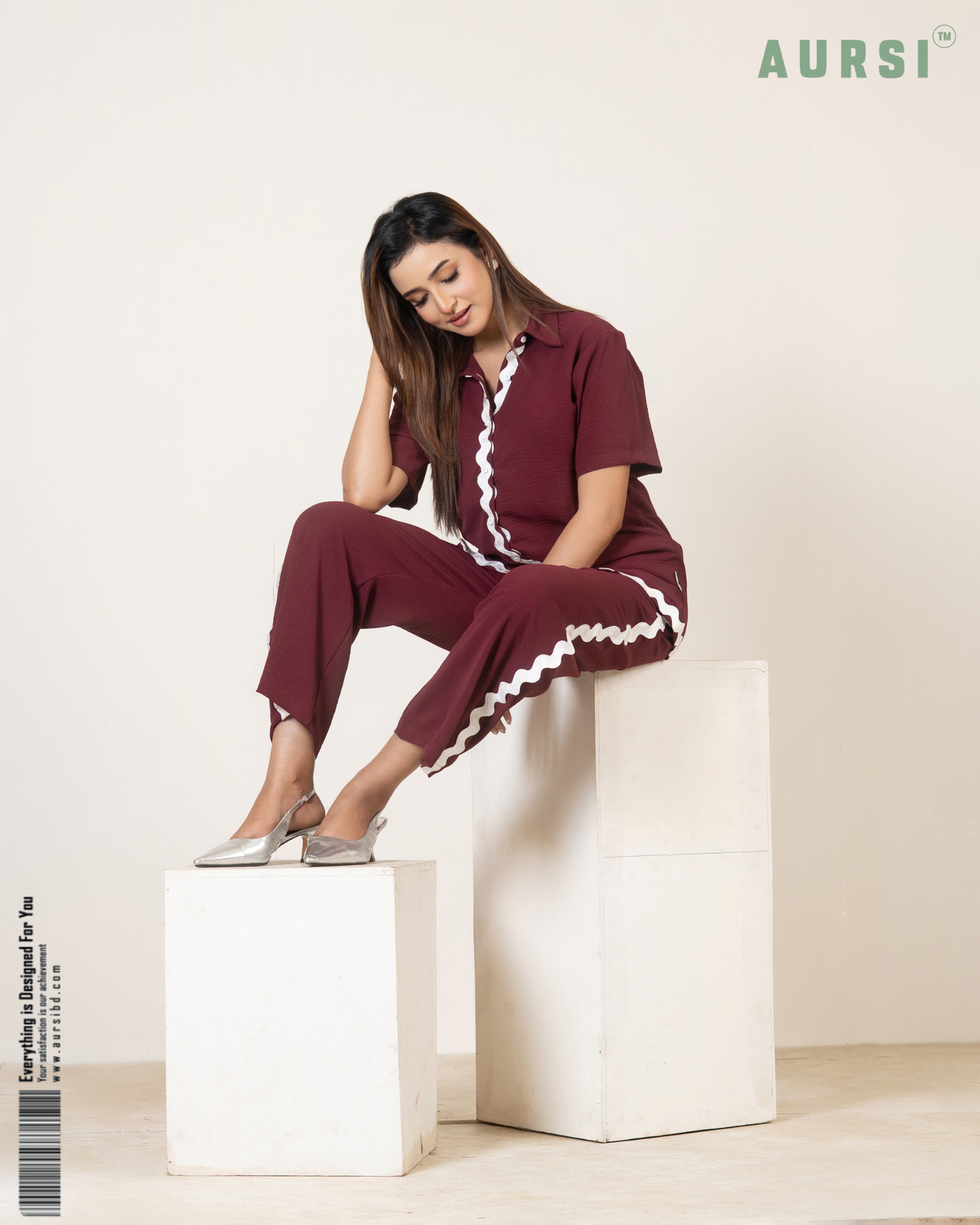 Co-Ord 26-06-A (Maroon)