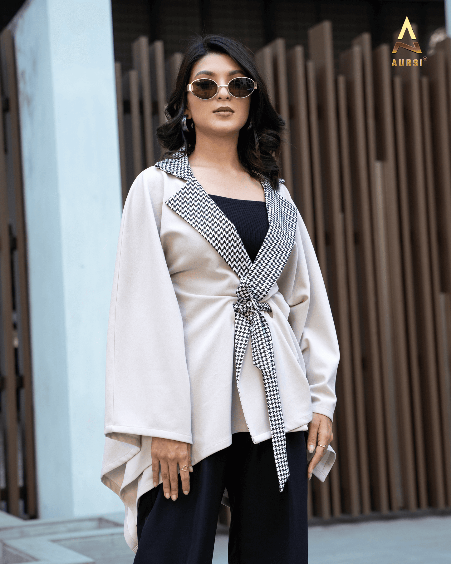 Blazer Neck Kaftan 25-14