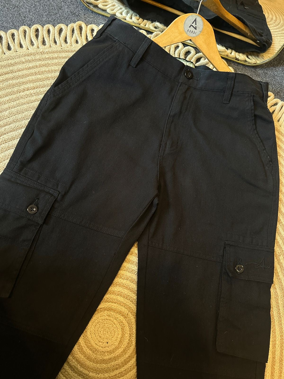 Semi Baggy Cargo Pant 26-06 (Black)