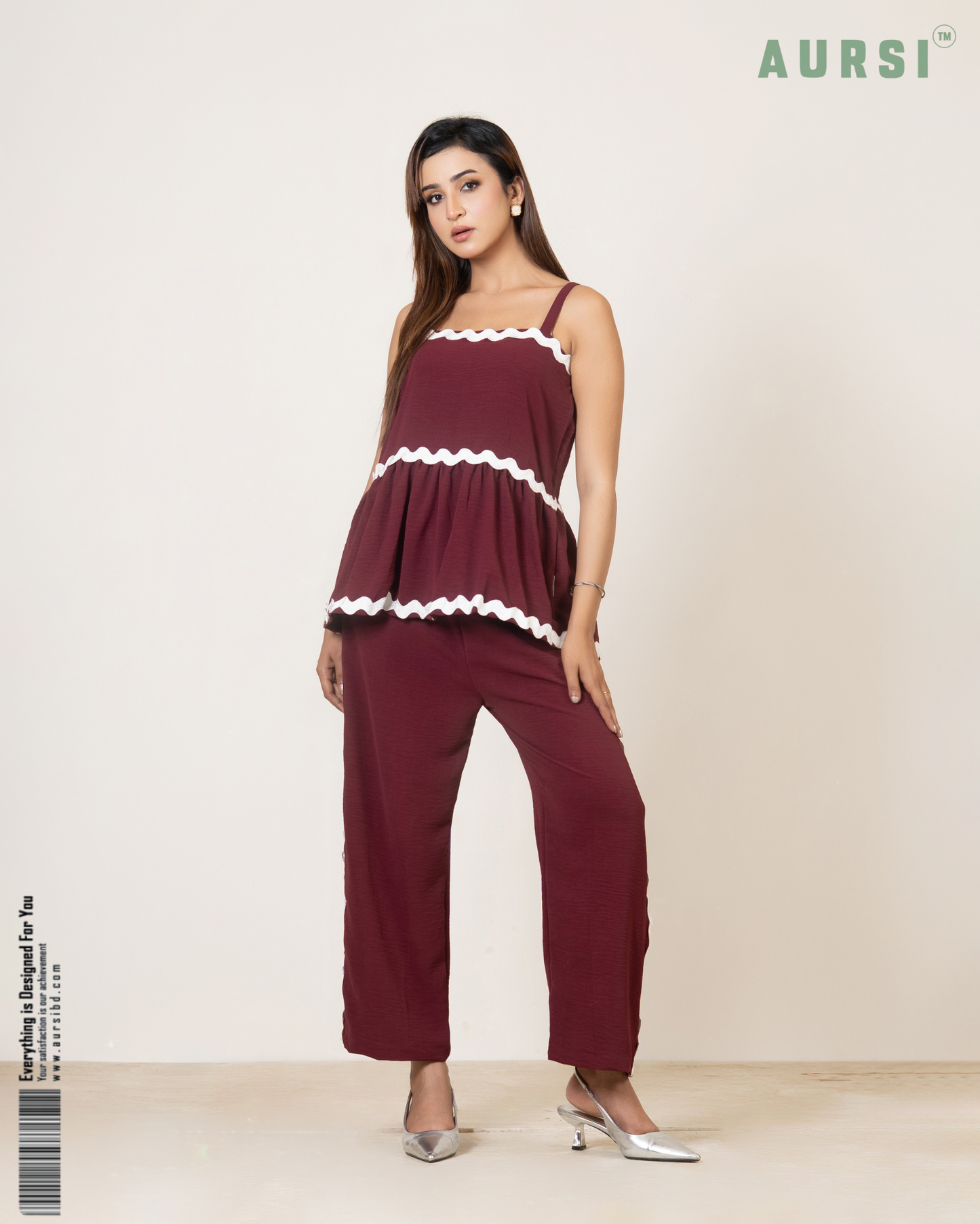 Western Co-Ord 26-07-A (Maroon)