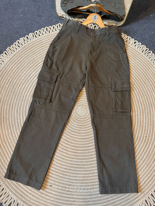 Semi Baggy Cargo Pant 26-06 (Dark Olive)