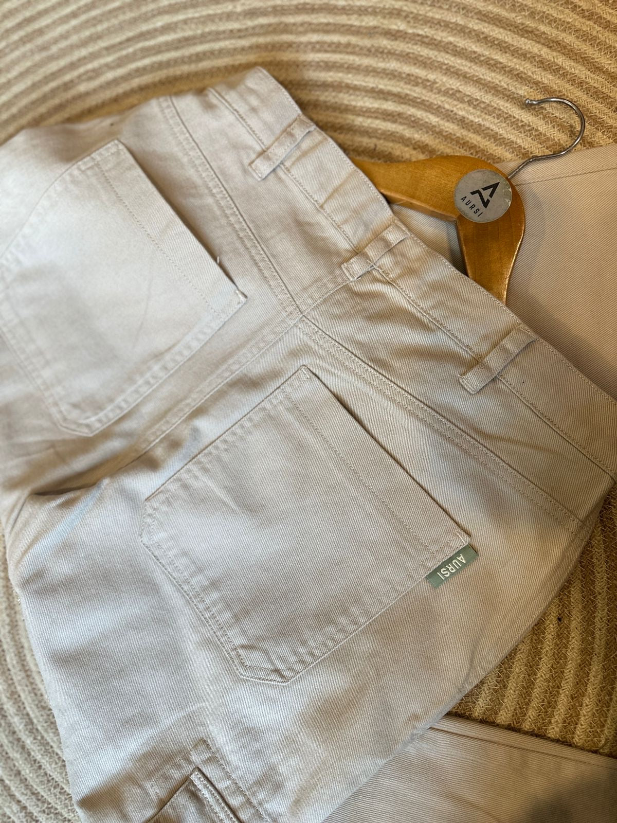 Semi Baggy Cargo Pant 26-06 (Off-White)