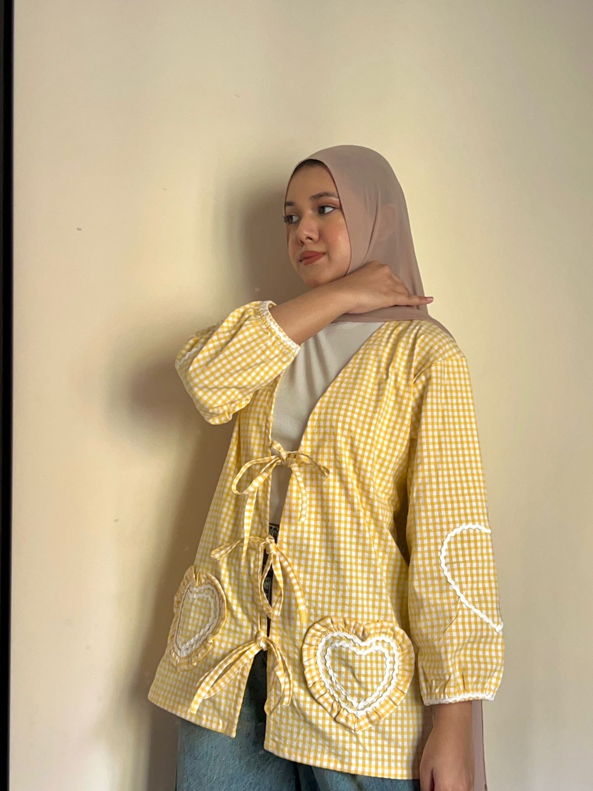 Korean Inspired Gingham Top by AURSI