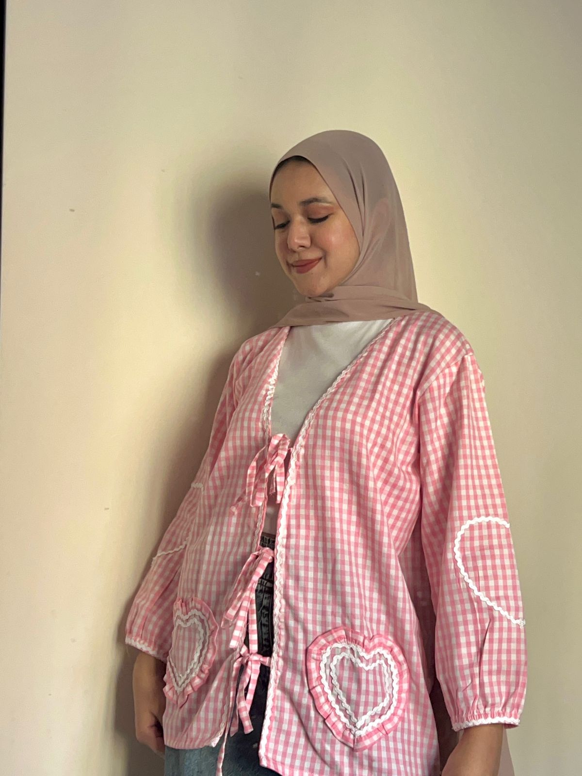 Korean Inspired Gingham Top by AURSI