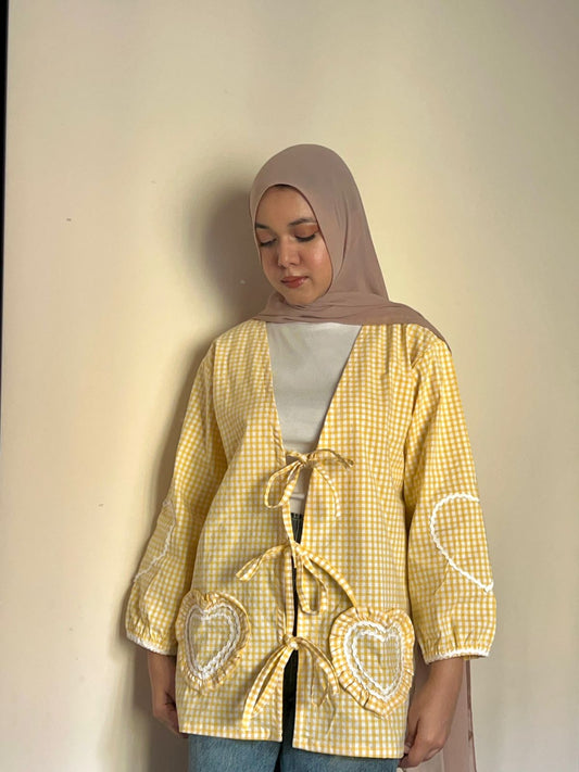 Korean Inspired Gingham Top by AURSI
