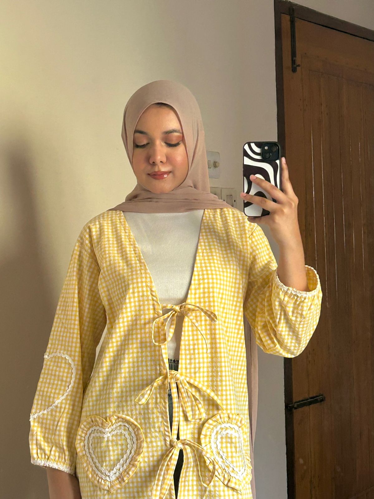 Korean Inspired Gingham Top by AURSI