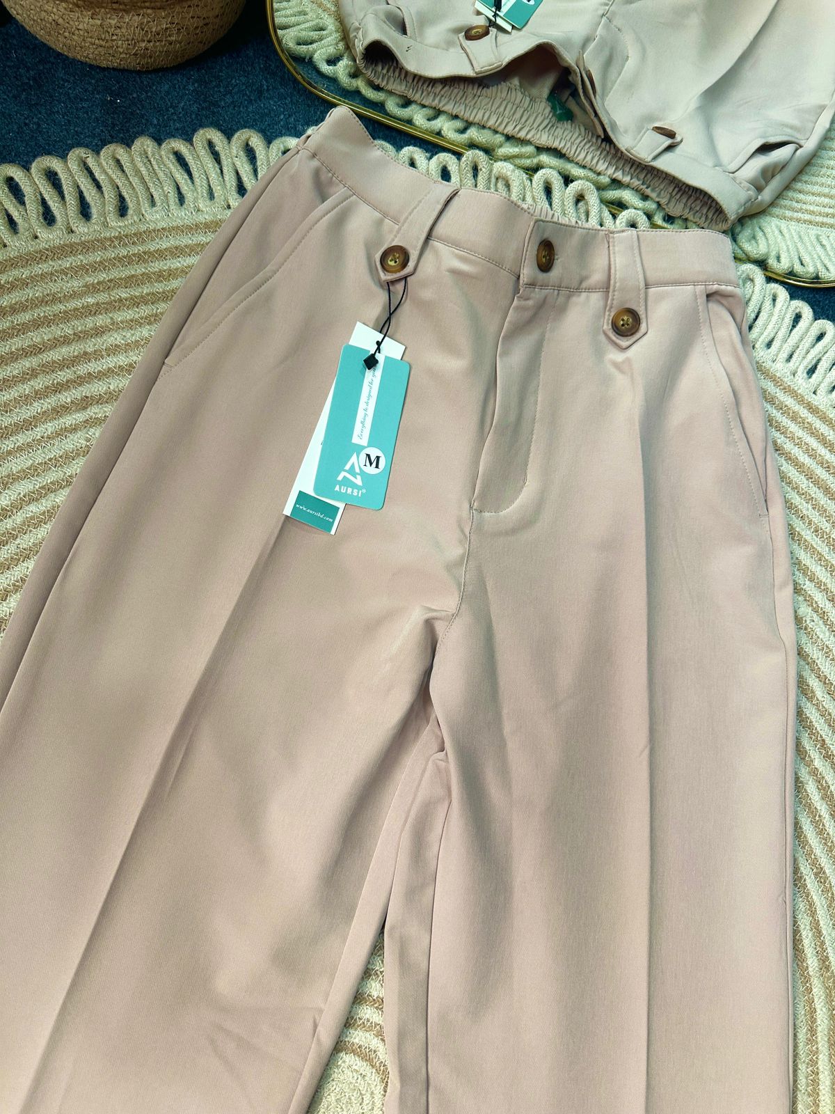 Unisex Formal Baggy Pant (Cream)