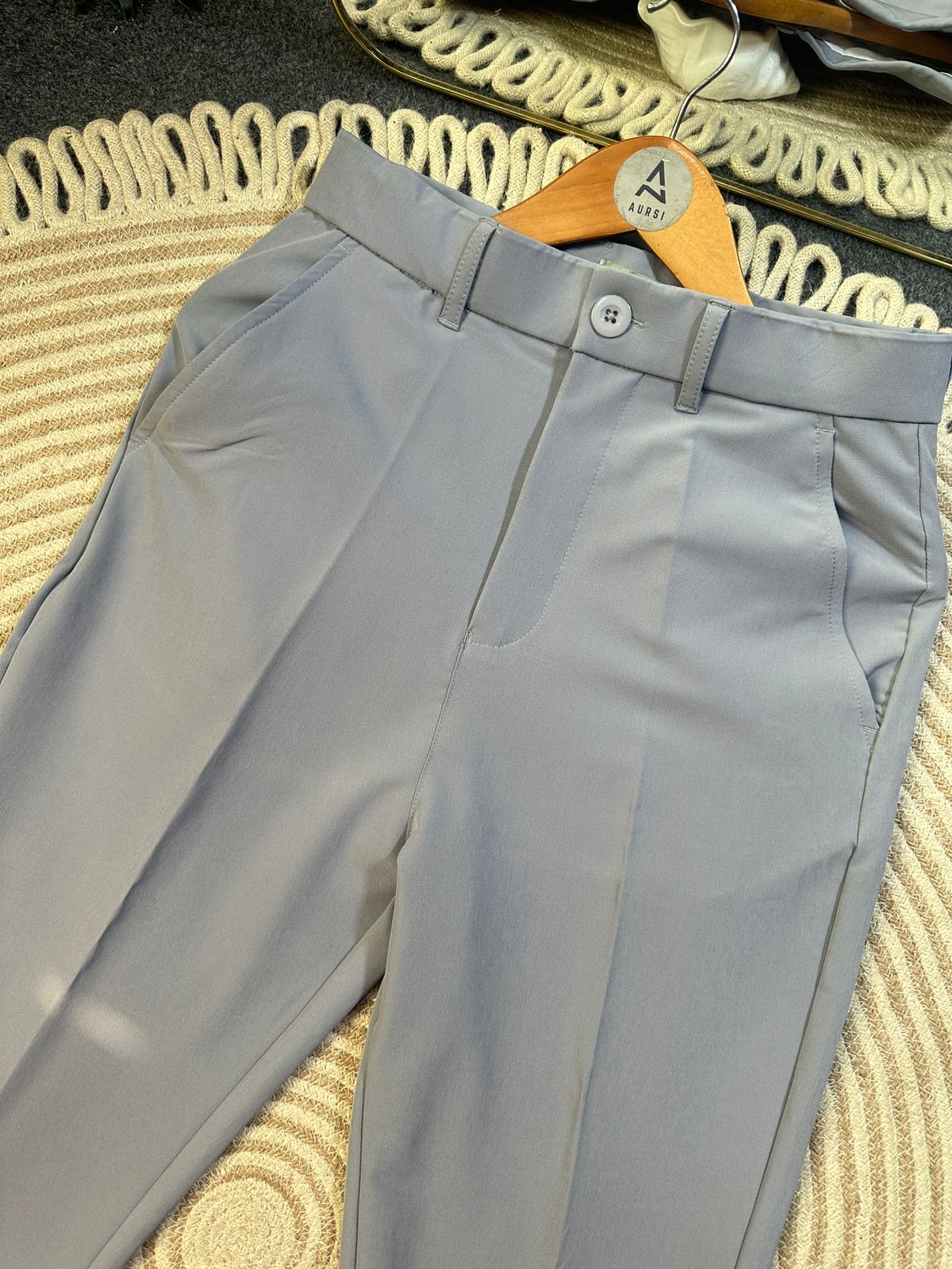 Men's Bootcut Pants (Light Ash)