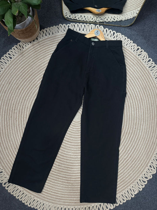 Unisex Carpenter Baggy Pant 04 (Black)