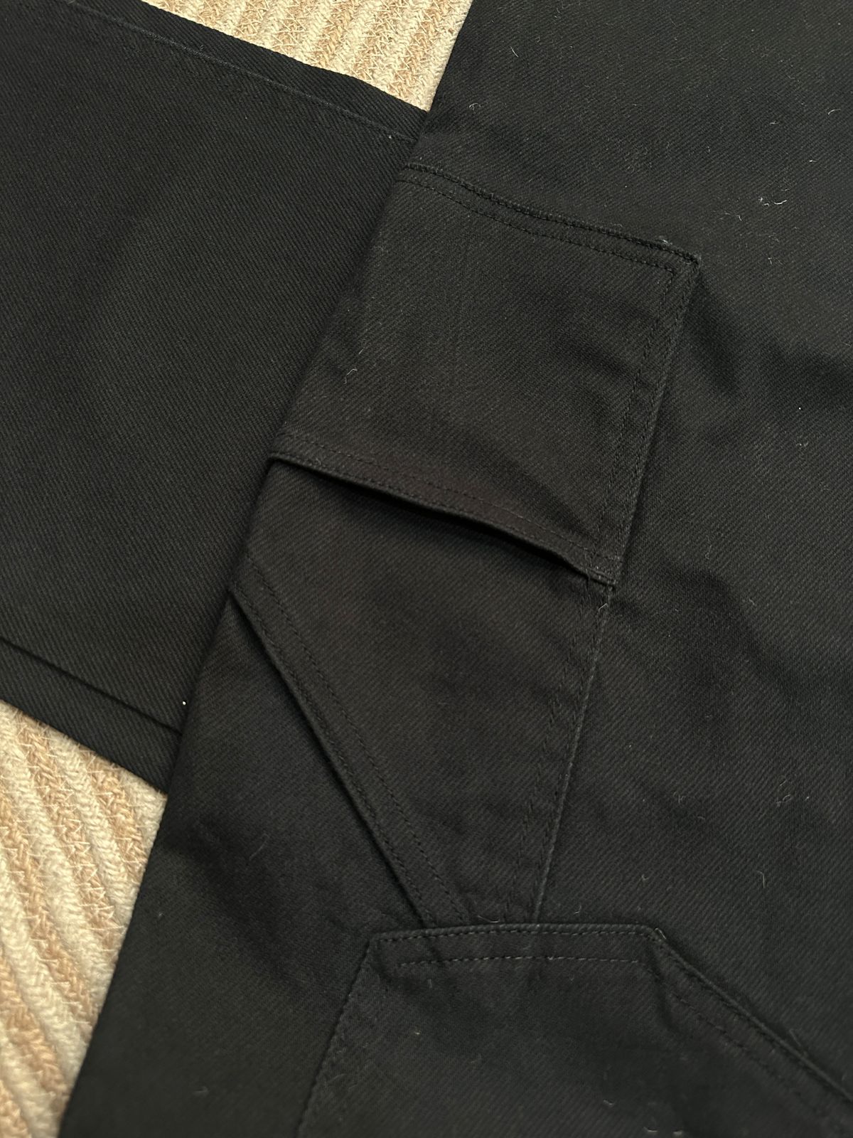 Unisex Carpenter Baggy Pant 04 (Black)