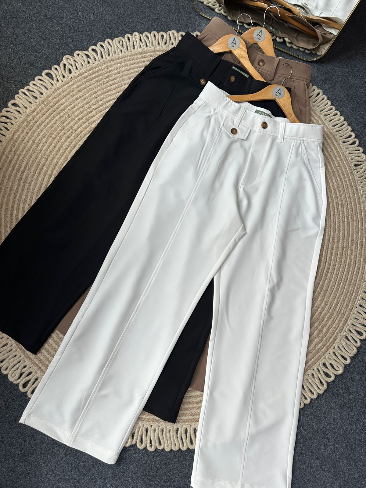Unisex Baggy Wide Leg Pants 05 by AURSI