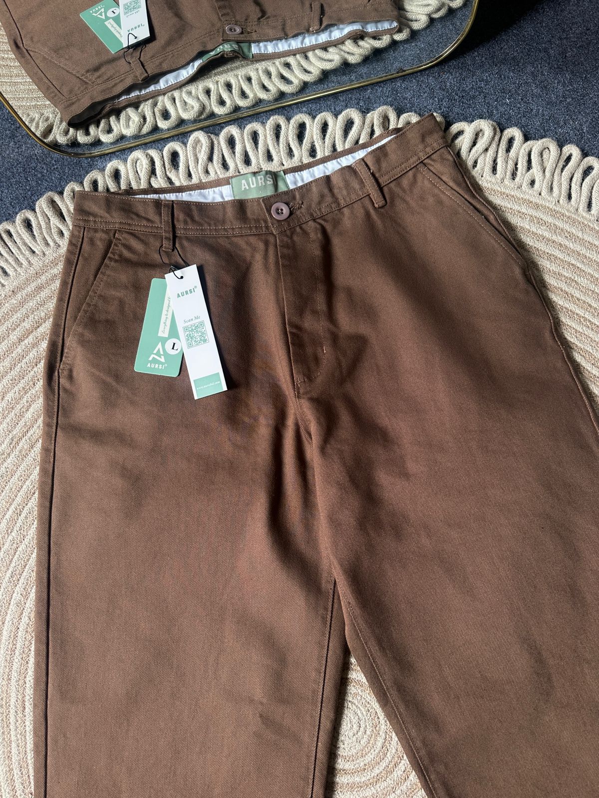 Unisex Twill Baggy Pants 03 by AURSI