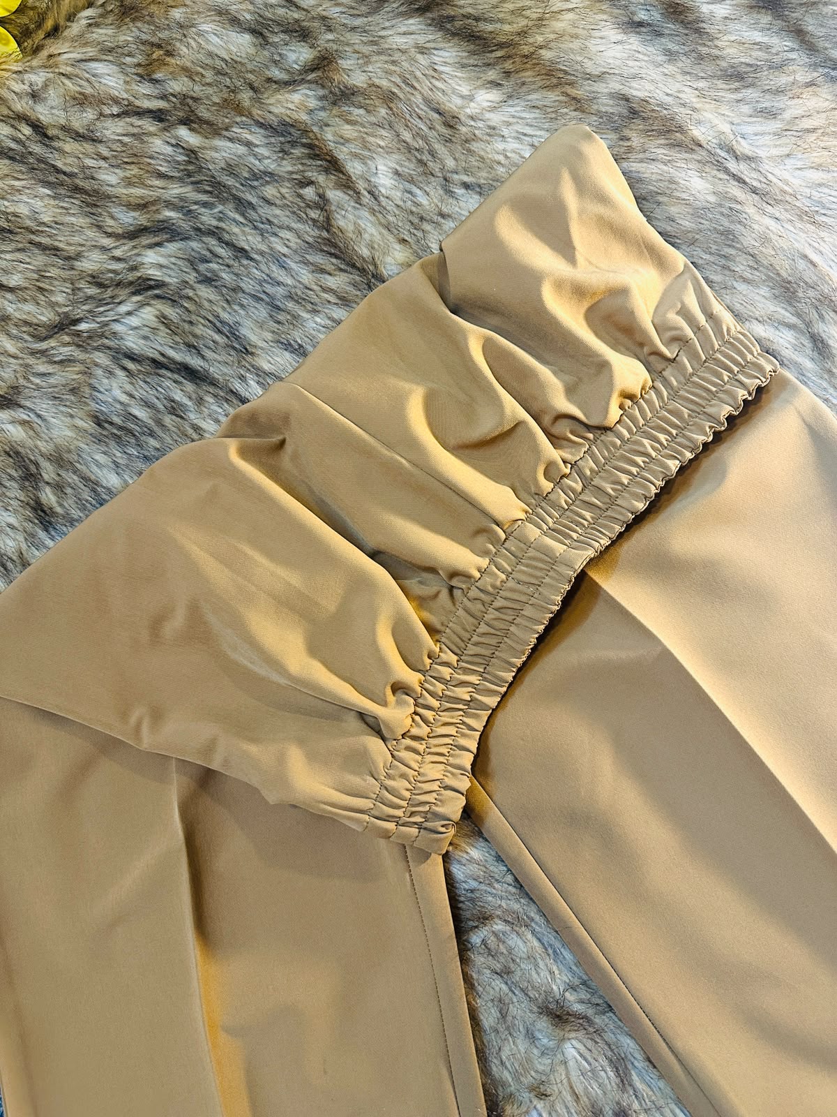 Ladies Loose Fit Wide Leg Pants - 07 (Golden)
