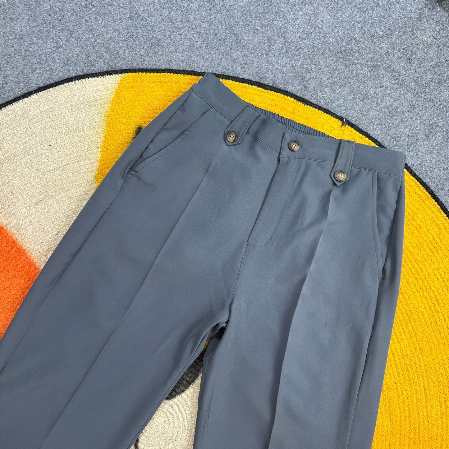 Unisex Formal Baggy Pant - Dark Ash