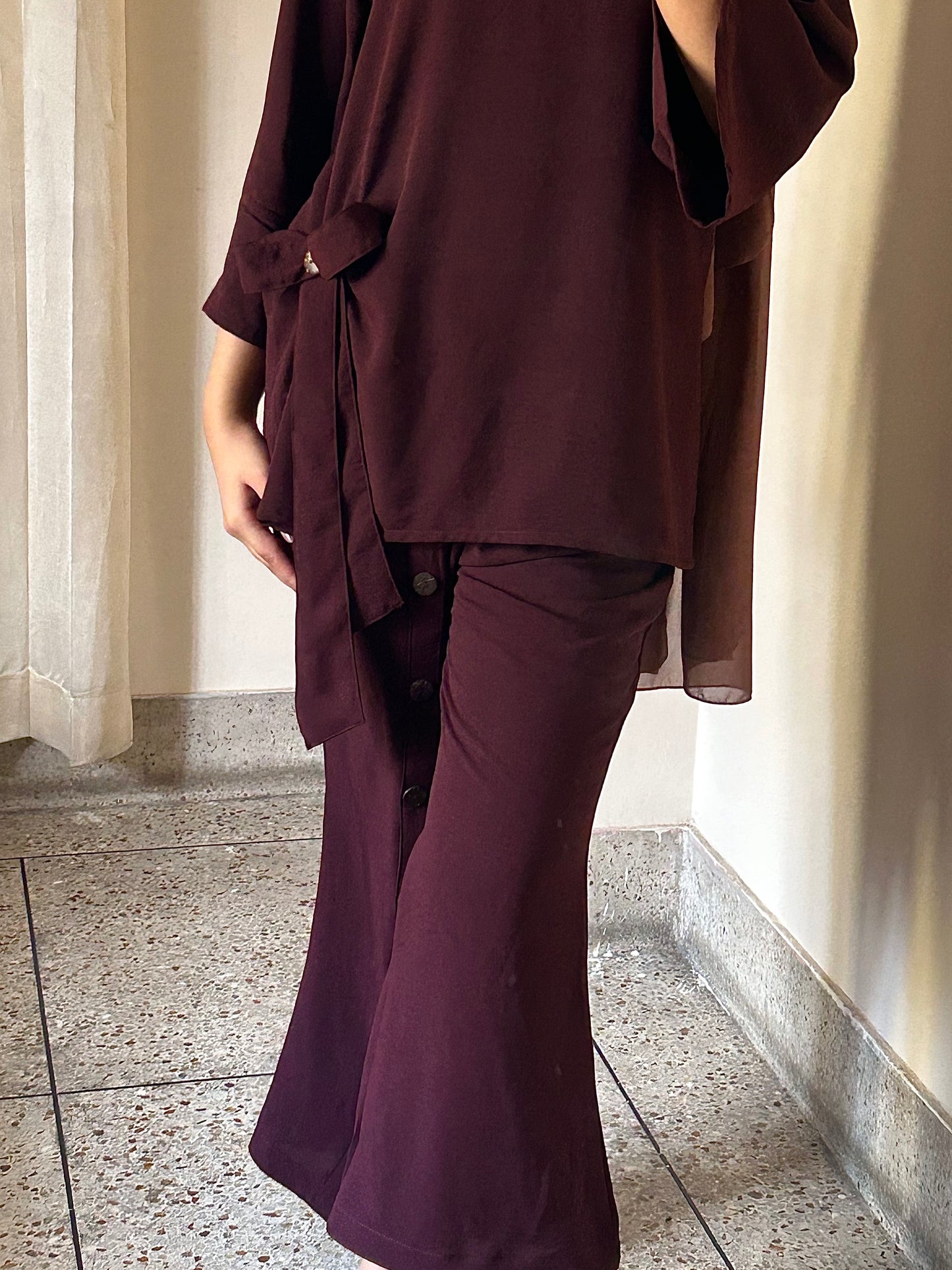 Modest Co-Ord 26-05 (Burgundy)