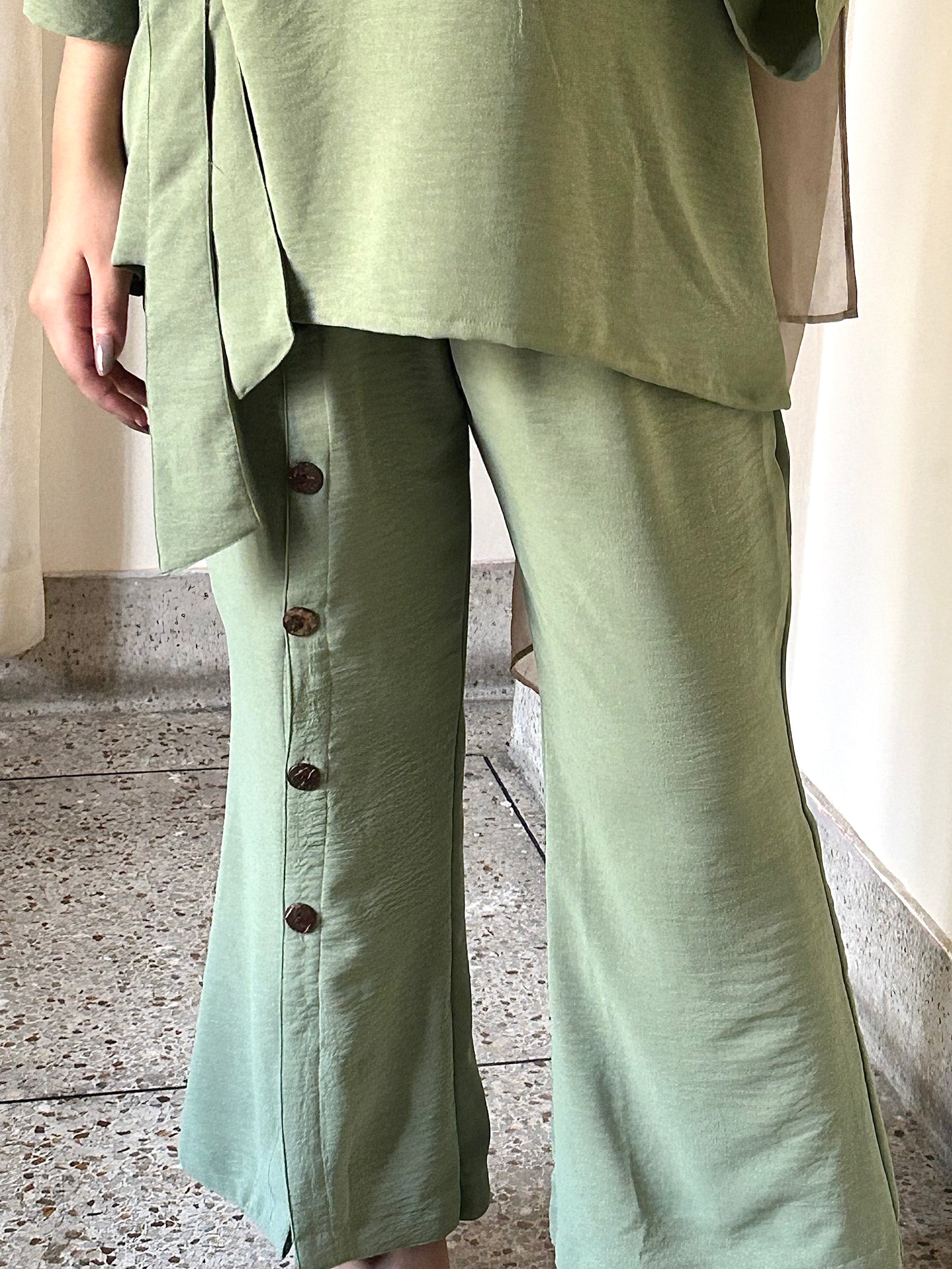 Modest Co-Ord 26-05 (Pastel Green)