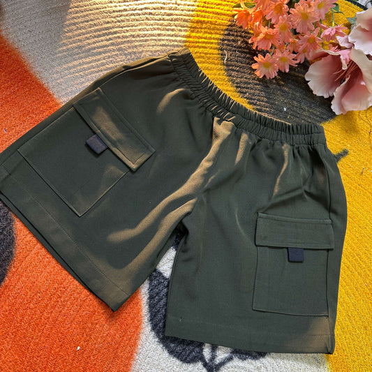 Kid's Short Pant (Olive)