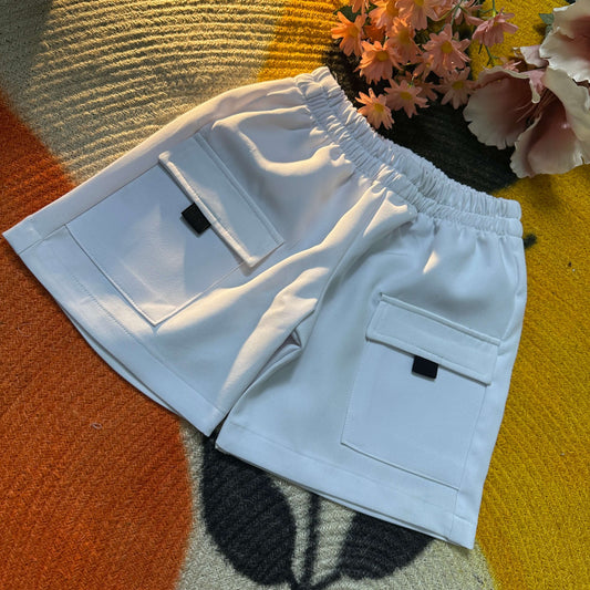 Kid's Short Pant (White)