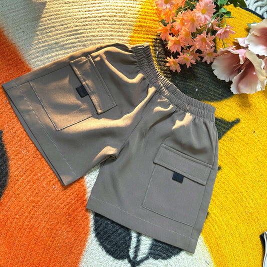 Kid's Short Pant (Beige)