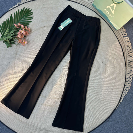 Ladies Bootcut Pants (Black)