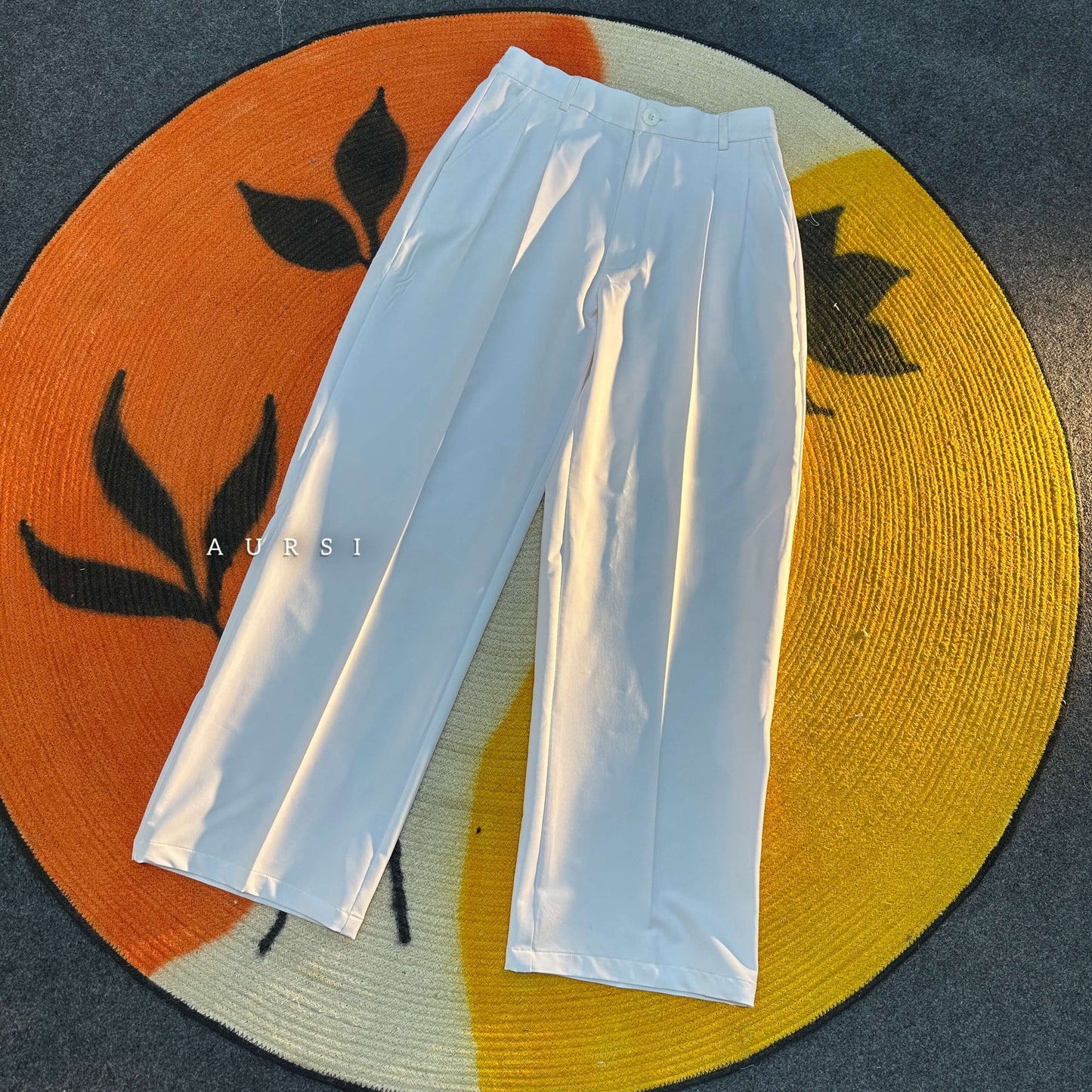 Ladies Wide Leg Pants 06 (White)