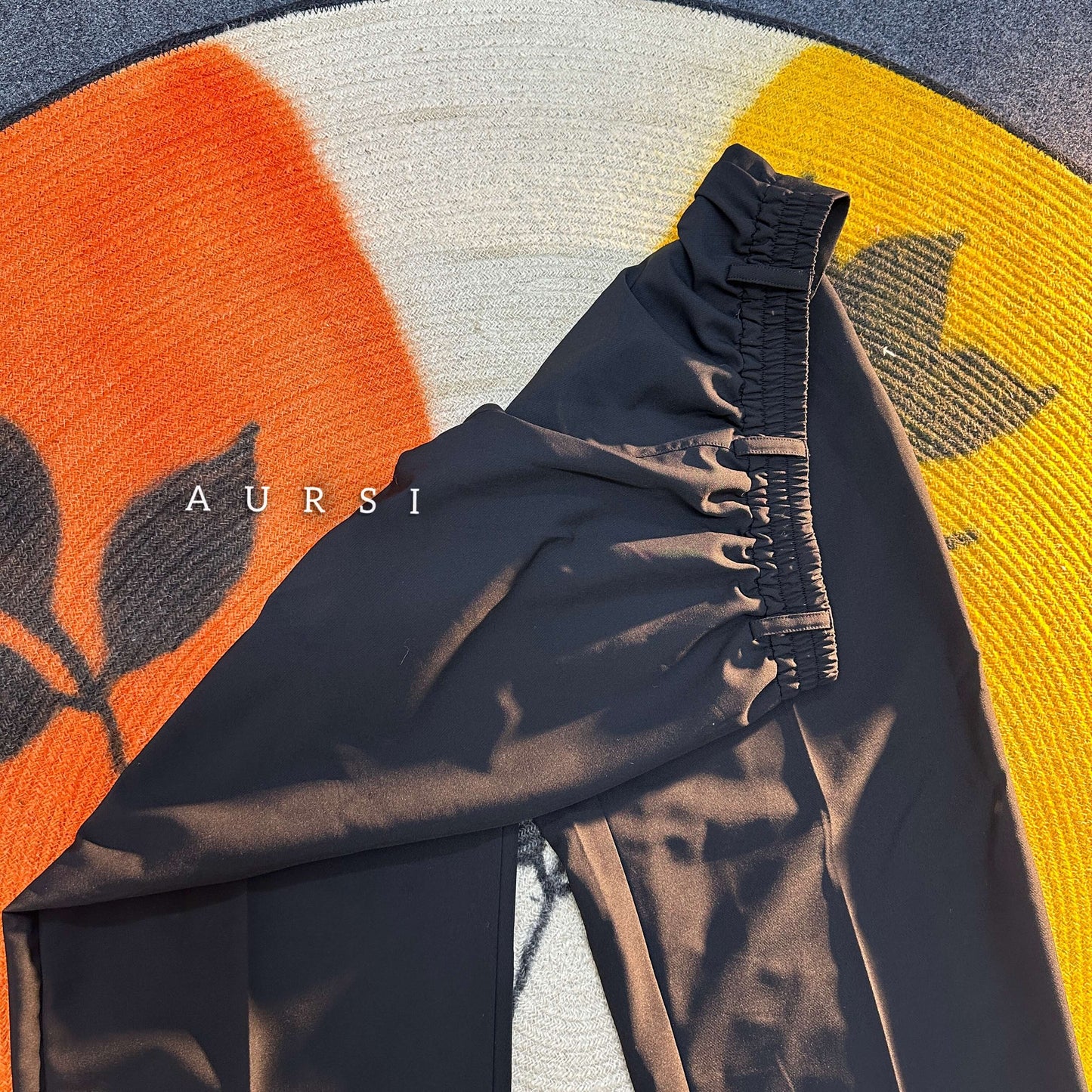 Ladies Wide Leg Pants 06 (Black)