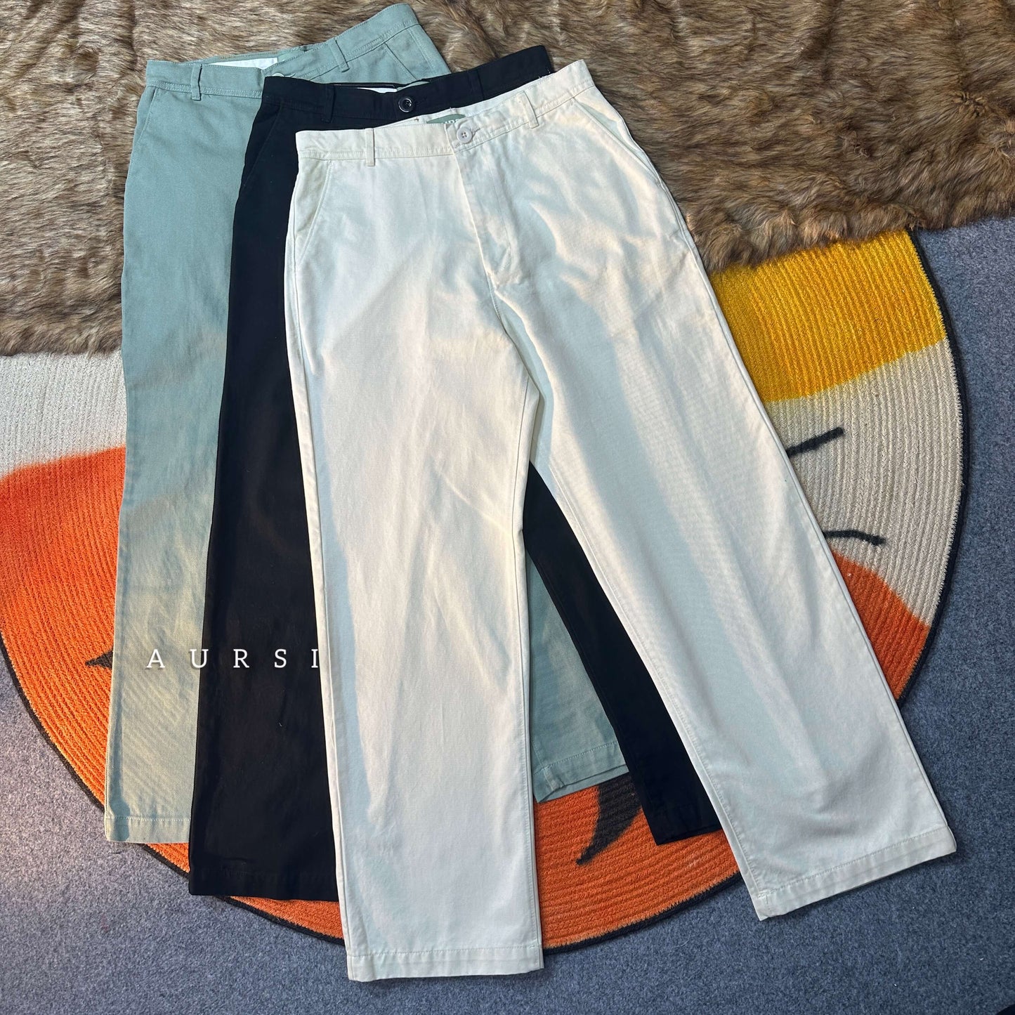 Unisex Twill Baggy Pants 03 by AURSI