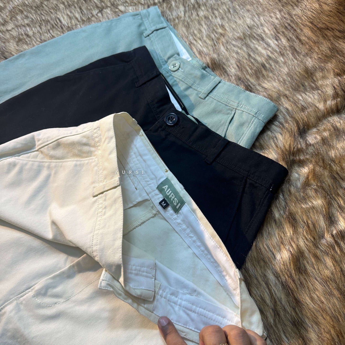 Unisex Twill Baggy Pants 03 by AURSI