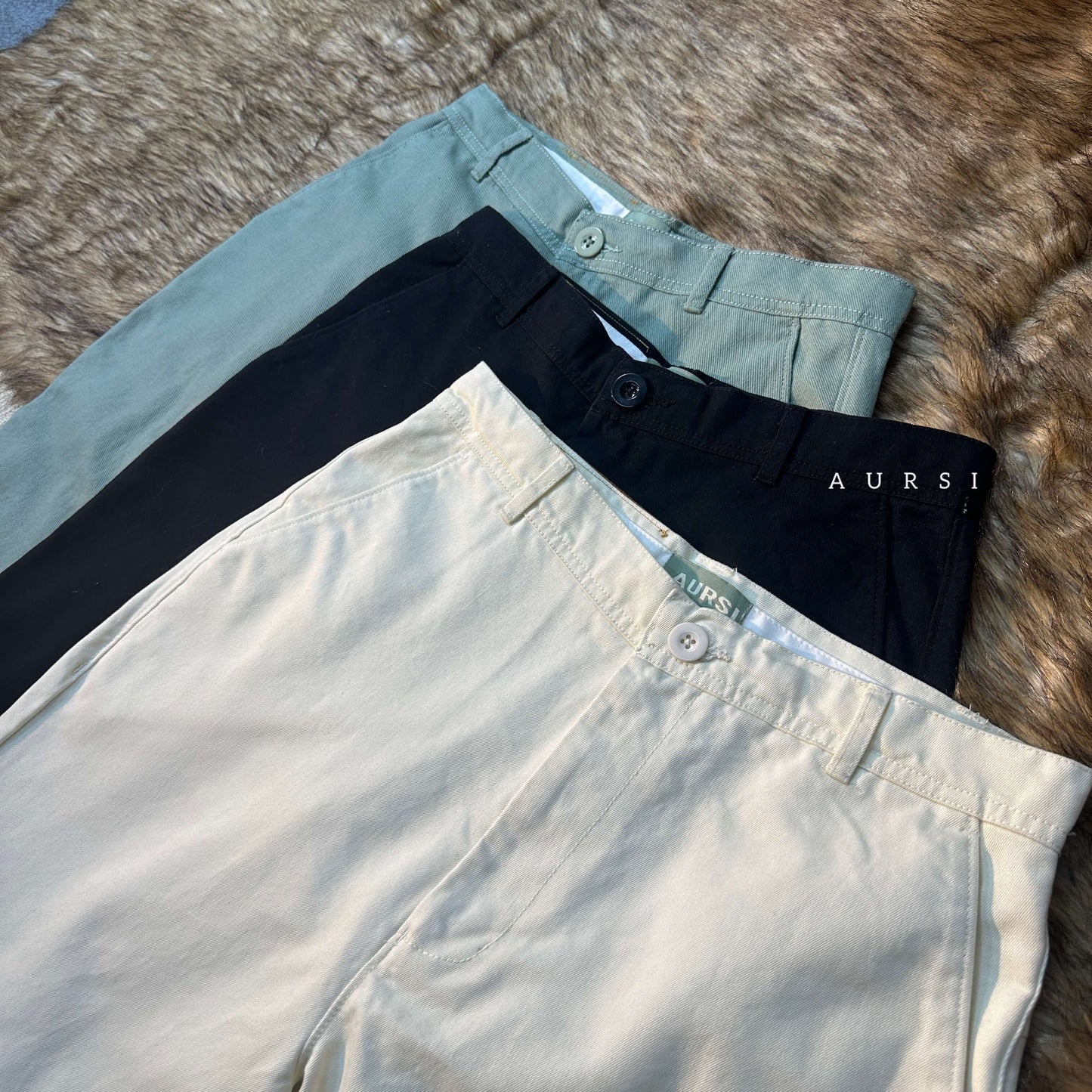 Unisex Twill Baggy Pants 03 by AURSI