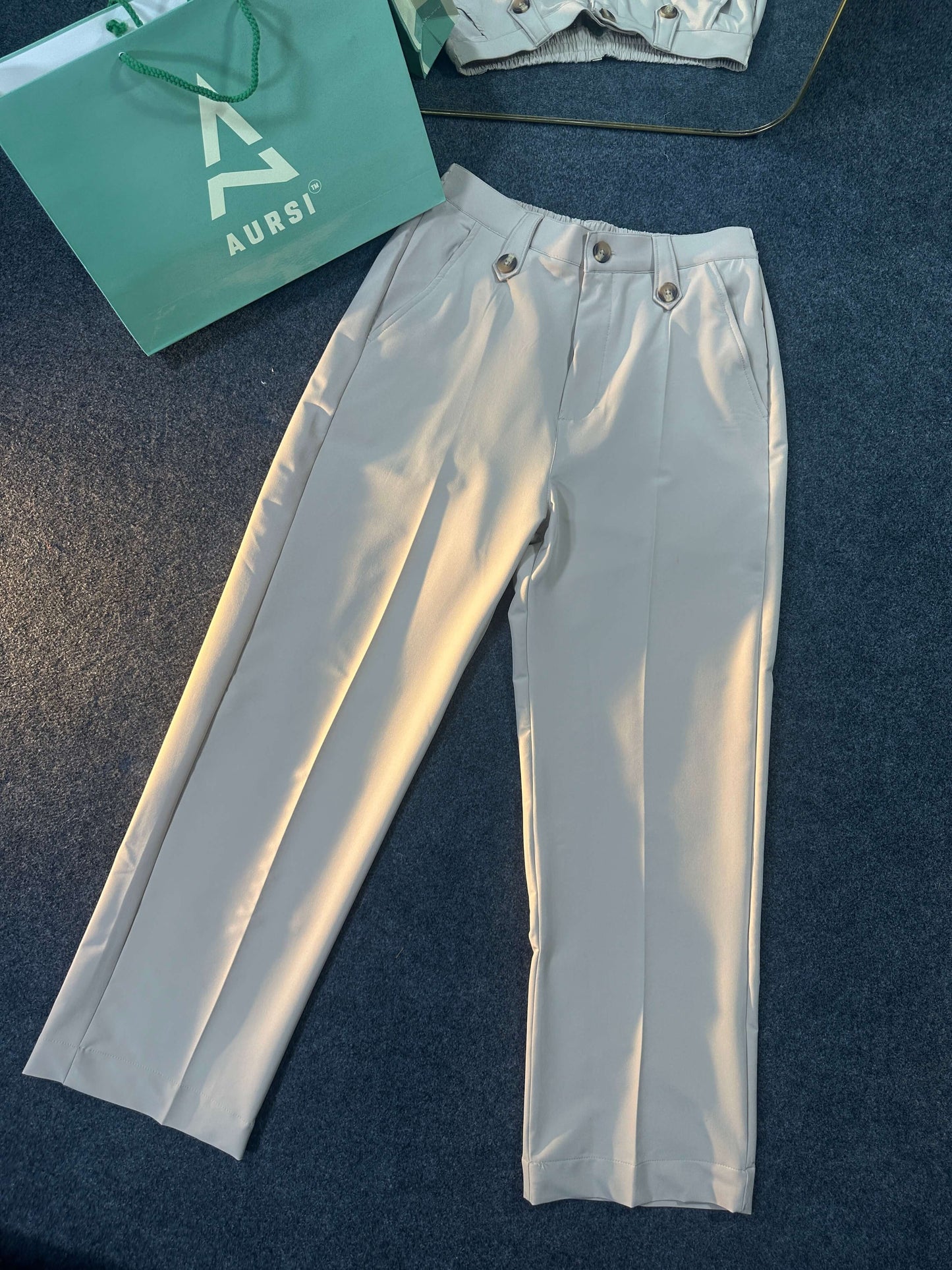 Unisex Formal Baggy Pant (Cream)
